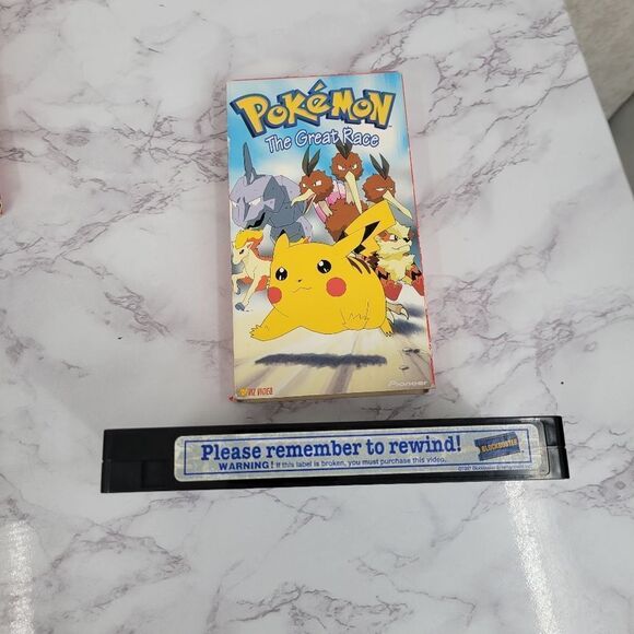 Pokemon 1997 1998 VHS Lot of 6 Tapes Blockbuster 90s Vintage Nostalgic - Picture 6 of 14